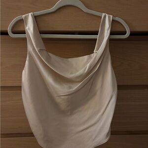 Elegant Cream Women's Top